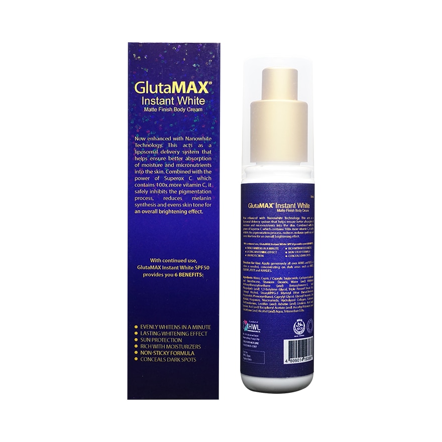 GLUTAMAX Miss Universe Gold Instant White Matte Finish Body Cream SPF50-50044664.jpg