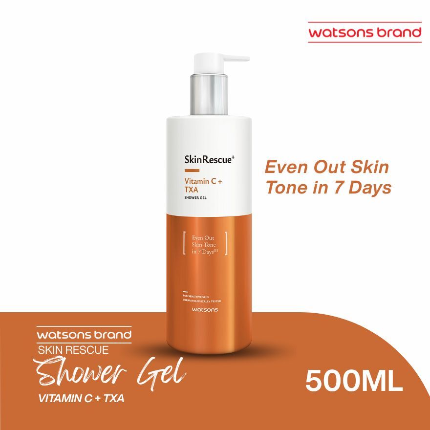 WATSONS Skin Rescue Shower Gel Vitamin C TXA 500ml-50058387.jpg
