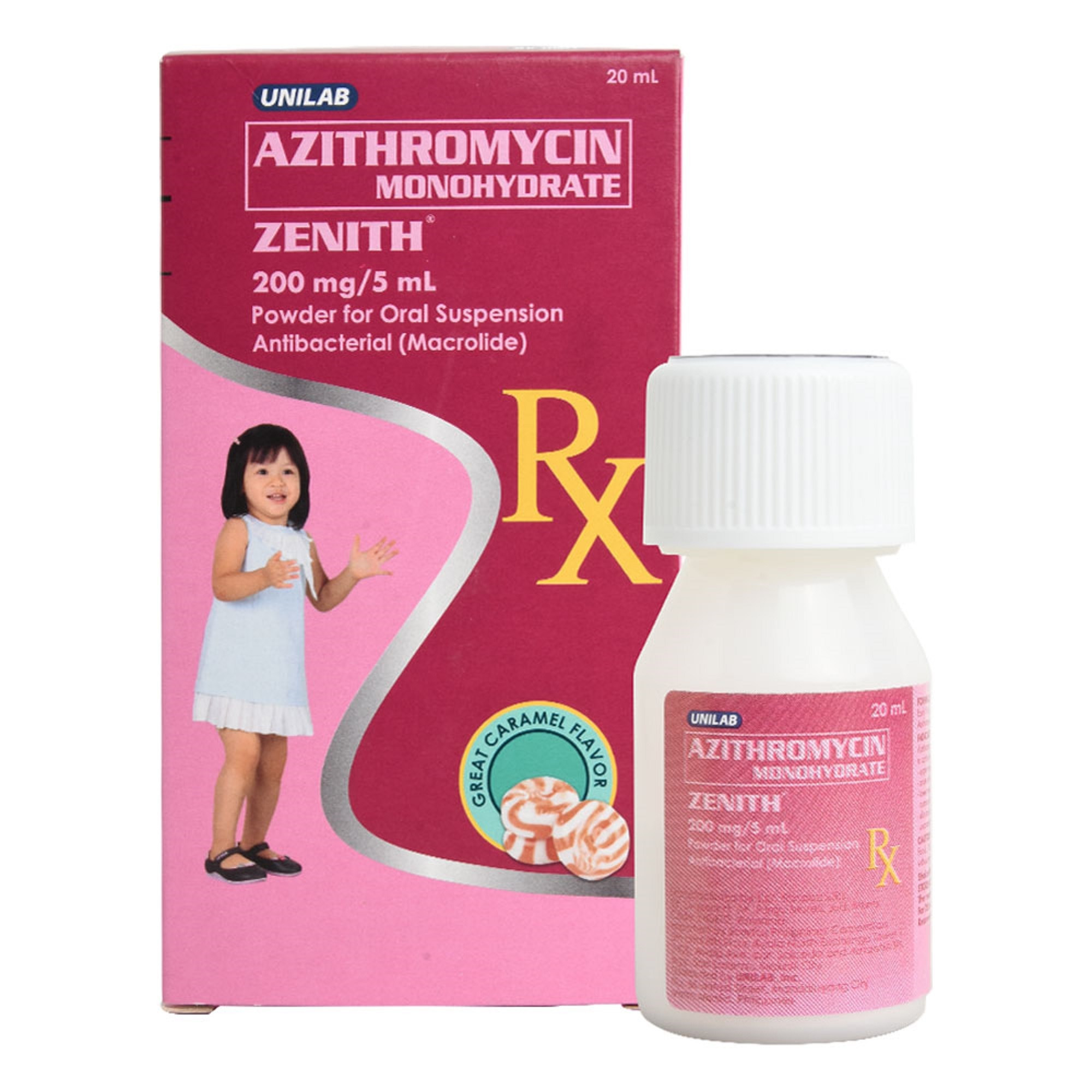 ZENITH, Azithromycin monohydrate 200mg/5mL Powder for Oral Suspension ...