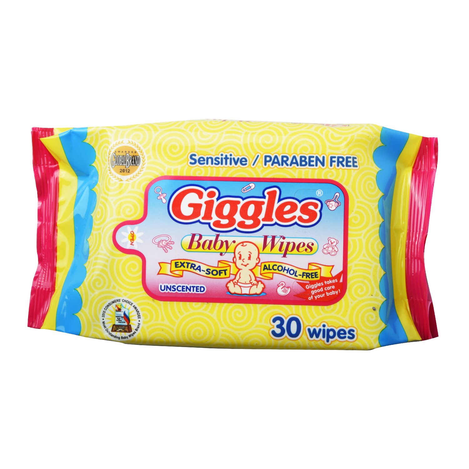 GIGGLES, Baby Wipes Unscented 30s | Watsons Philippines
