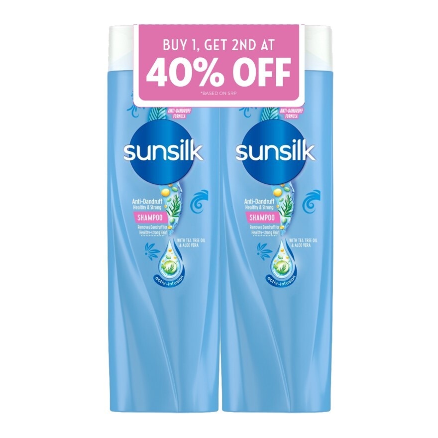 SUNSILK Shampoo Anti-Dandruff Healthy Strong Bundle 330ml-50055813.jpg